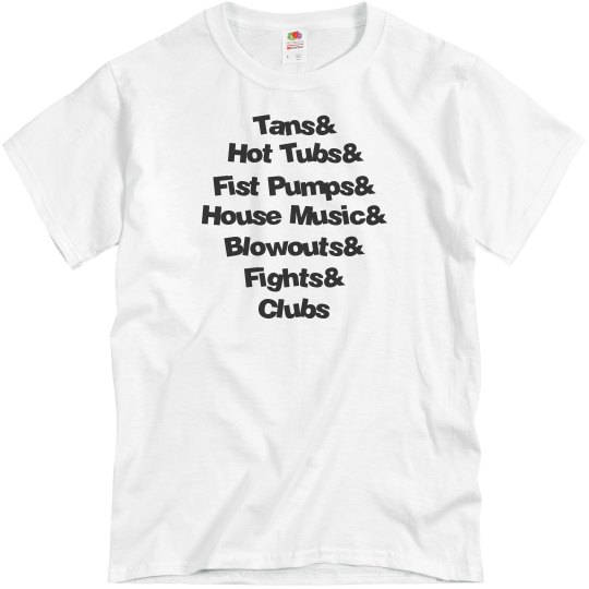 Men's jersey shore thing