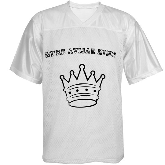 Men's King Collection White Jersey
