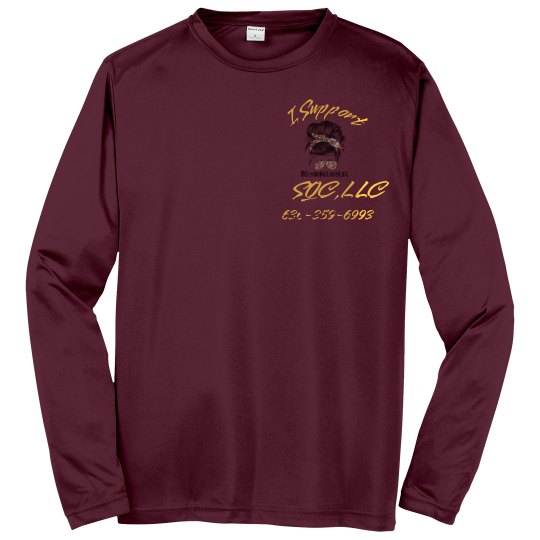 Men's long Sleeve "I support" shirt
