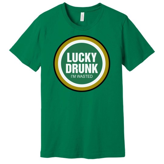 men's lucky drunk tee