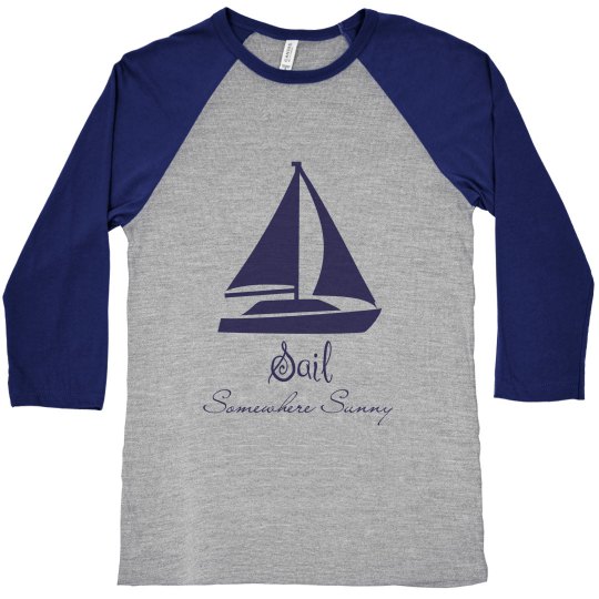 Men's Sail Baseball Tee Men's Sail Baseball Tee