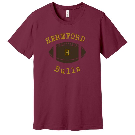 Men's tee football/ bull