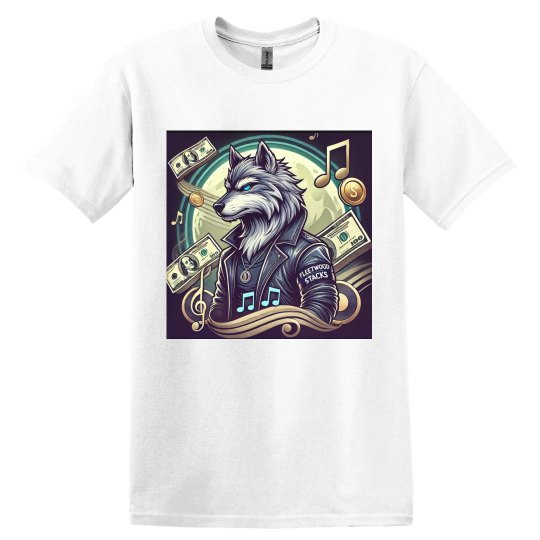 Mens White Fleetwood T-Shirt