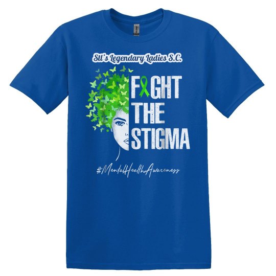 #Mental Health 2021 - 1Fight The Stigma - Black