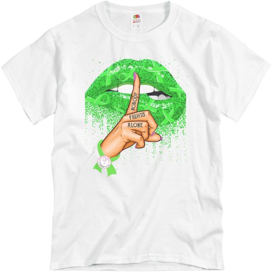 #Mental Health 2021 - Lips - White