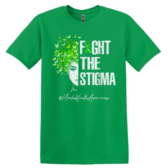Mental Health Fight Green