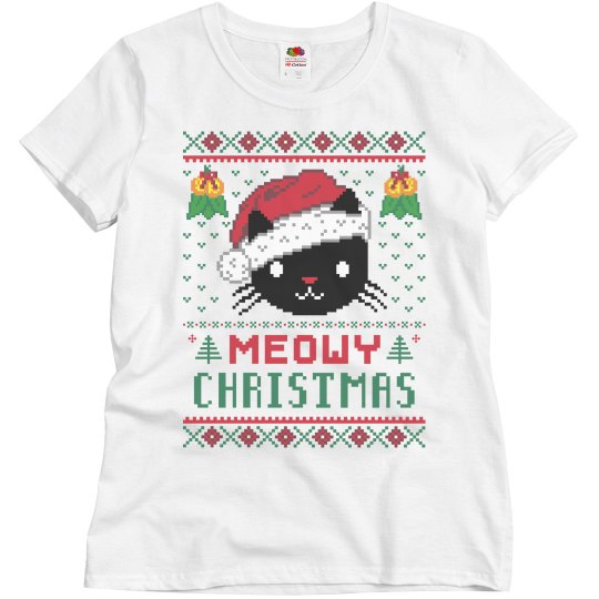 Meowy Christmas Shirt Meowy Christmas Shirt
