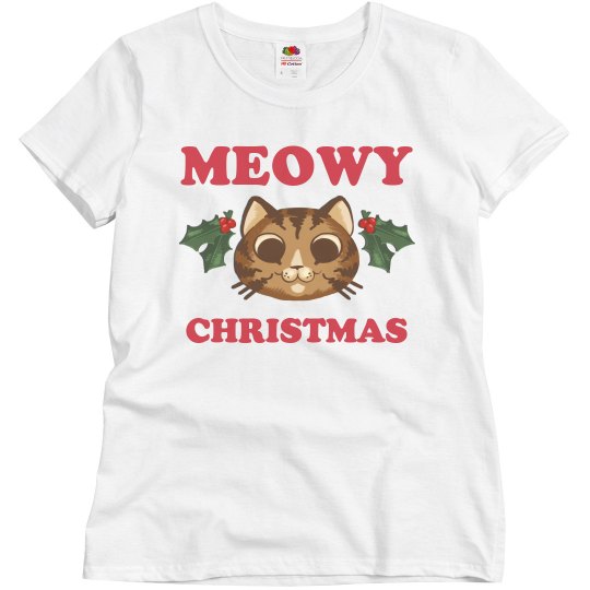 Meowy Xmas Tee Meowy Xmas Tee