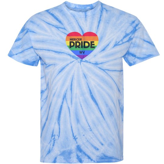 Mercer PRIDE Heart Tie Dye Unisex Tee
