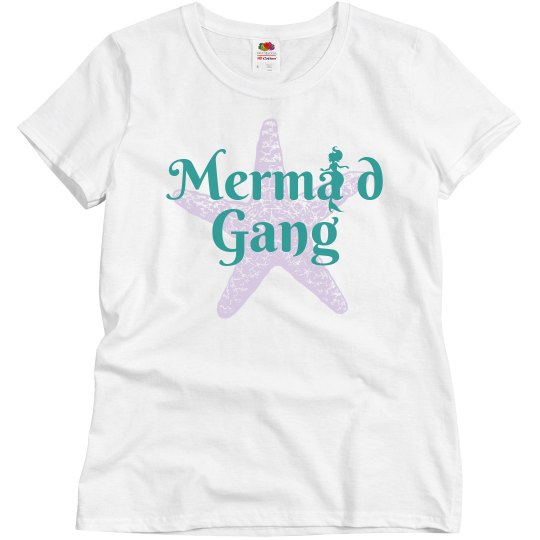 Mermaid gang tee