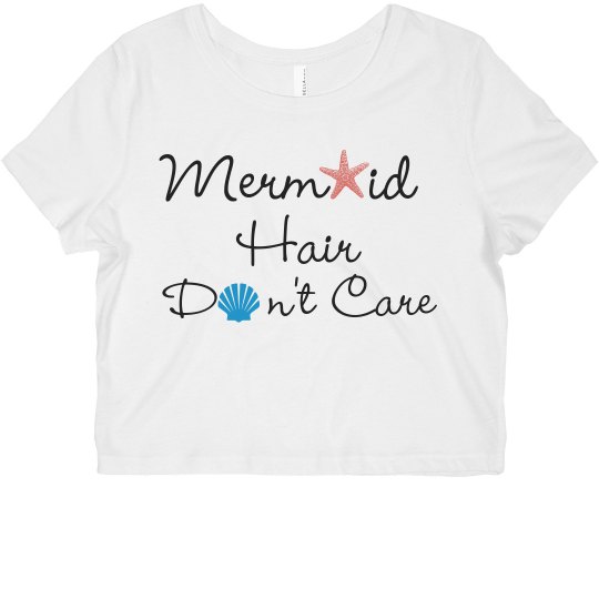 Mermaid Hair Crop Tee