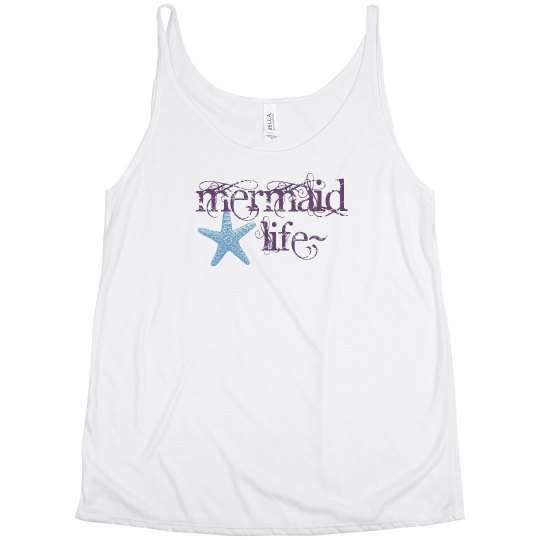 Mermaid life summer tank top, 