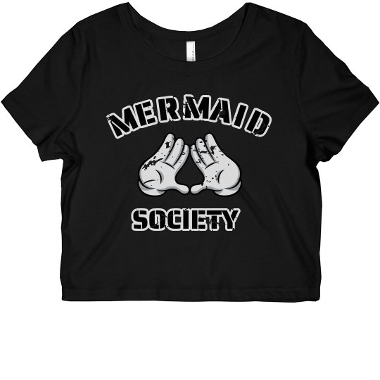 Mermaid Society Crop Top