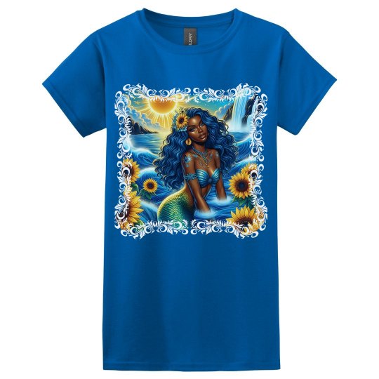 Mermaid with Sunflowers