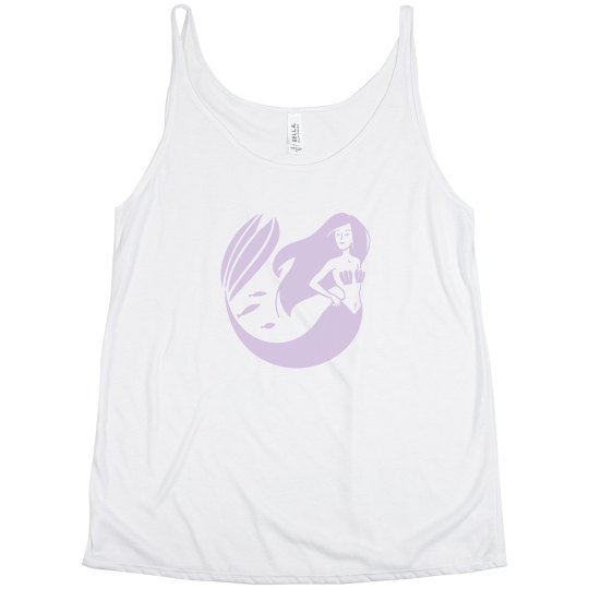 Mermaids are forever flowy tank top!