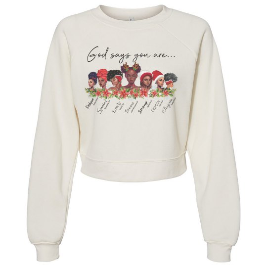 Merry Christmas Black African American Women Pullover