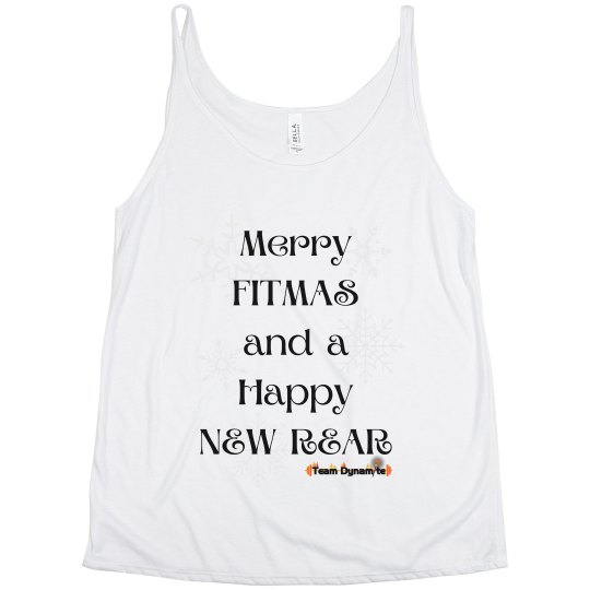 Merry Fitmas Plus Sized Women's Tank