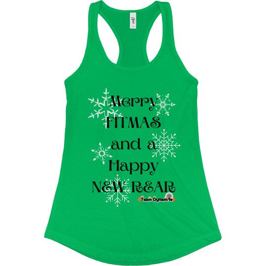 Merry Fitmas Racerbank Tank Merry Fitmas Racerbank Tank