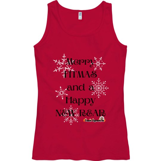 Merry Fitmas Women's Semi-Fitted Tank Merry Fitmas Women's Semi-Fitted Tank