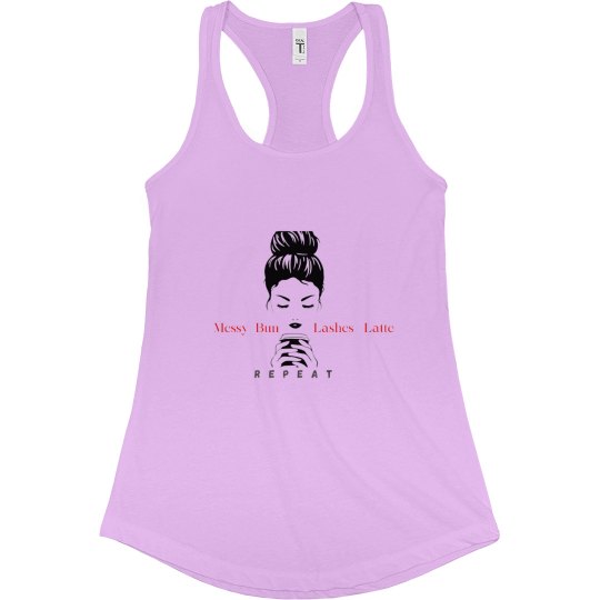 Messy Bun, Lashes & Latte Messy Bun, Lashes & Latte