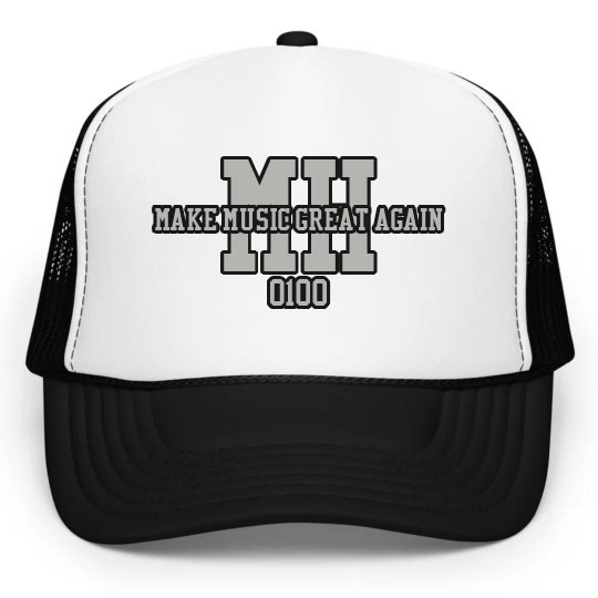 MH SNAPBACK (Make Music Great Again)BLACK/SILVER