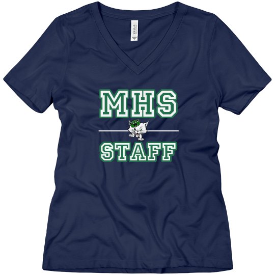 MHS Staff V-Neck Relaxed Black