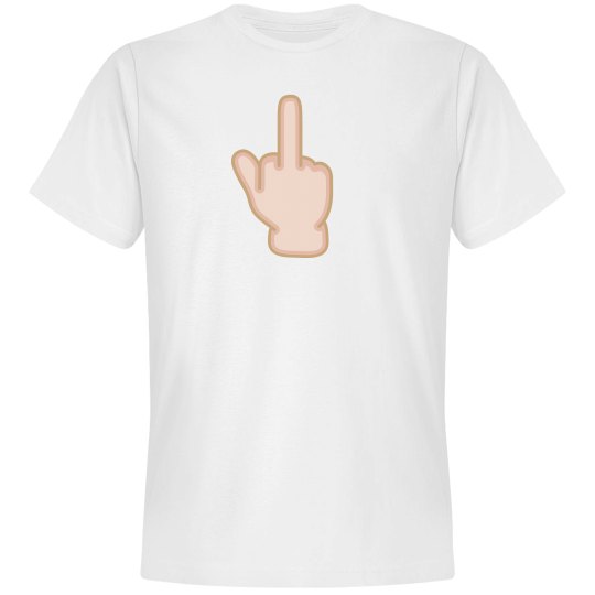 Middle finger tee Middle finger tee
