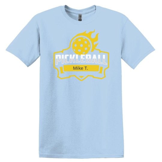 Mike's Chargers Pickleball shirt