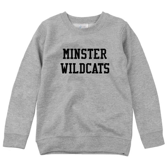 Minster Wildcats youth crewneck