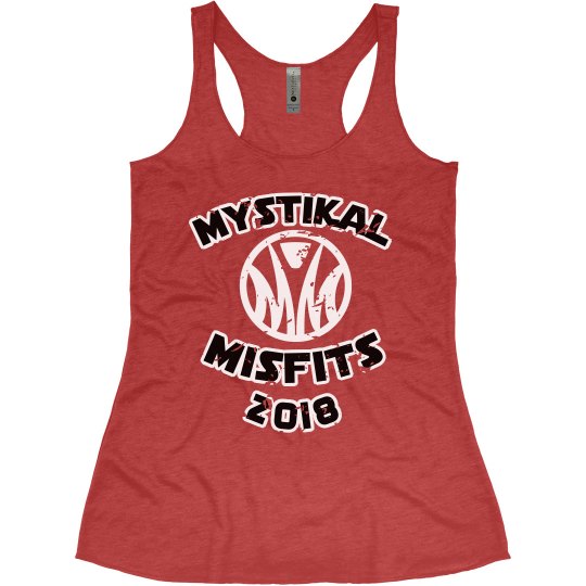 Misfits 2018 This is Fine red tank font