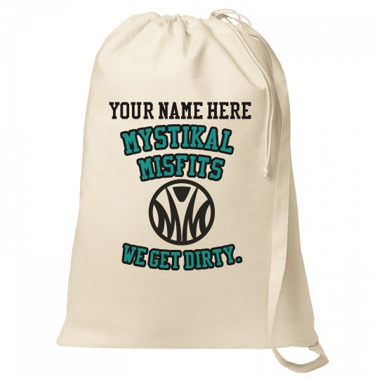 misfits personalized laundry bag