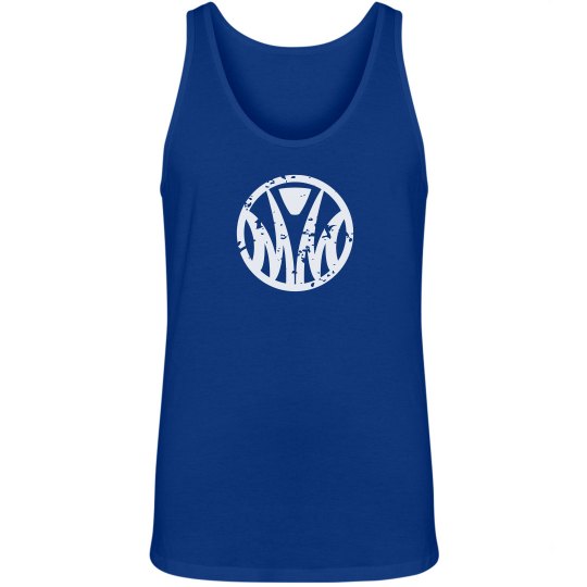 Misfits unisex blue tank logo only