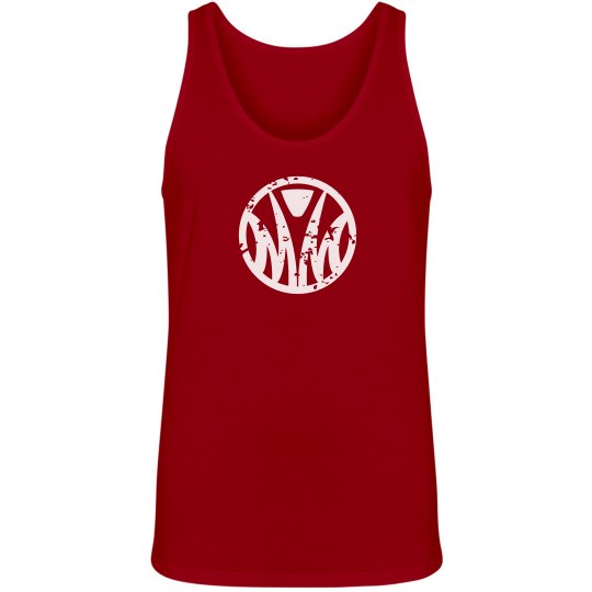 Misfits unisex red tank logo only
