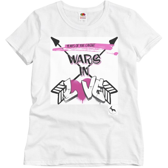 Misses Pink Wars in Love T-Shirt Misses Pink Wars in Love T-Shirt