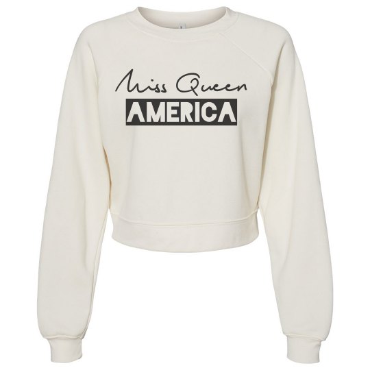 #MissQueen "America" Cropped Pullover