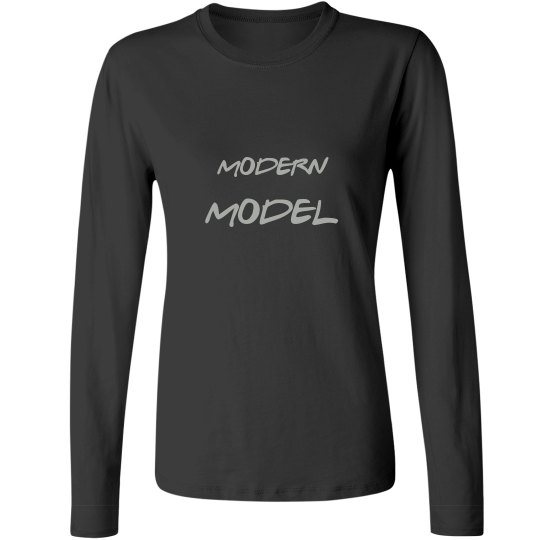 Modern Model Long Sleeve T-shirt