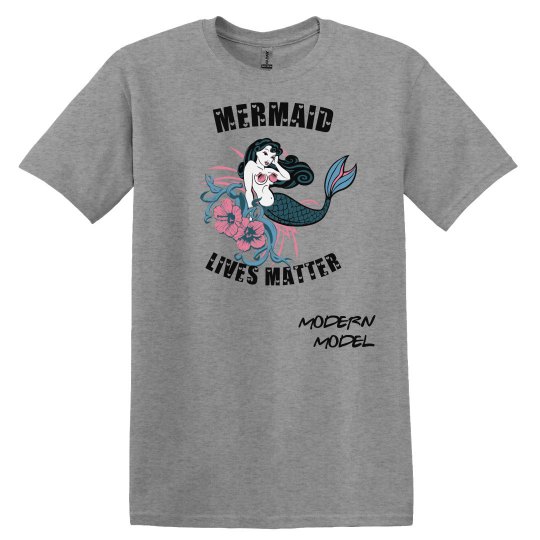 MODERN MODEL MERMAID LIVES MATTER WOMEN'S SHIRT