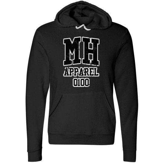 MOHITZ HOODIES (BLACK & WHITE LETTERS)