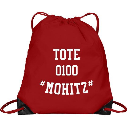 MOHITZ TOTE BAG (RED & WHITE)