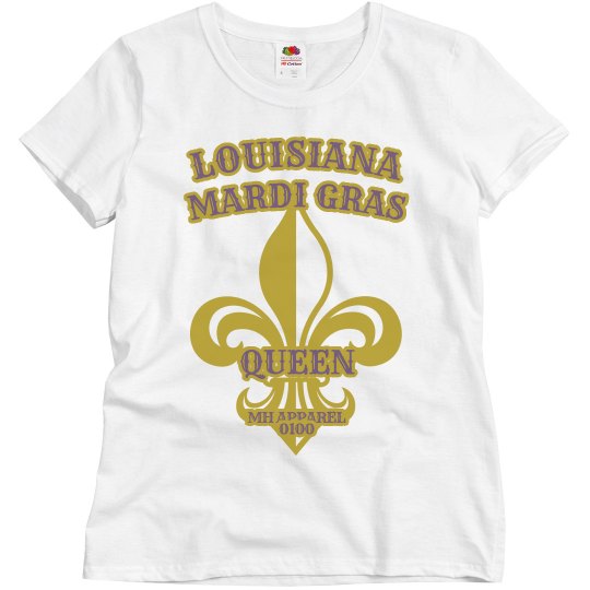 MOHITZ WOMEN MARDI GRAS QUEEN TEES