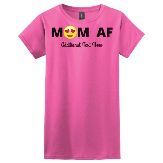 Mom AF Emoji Tee