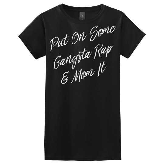 MOM IT TEE- BLK