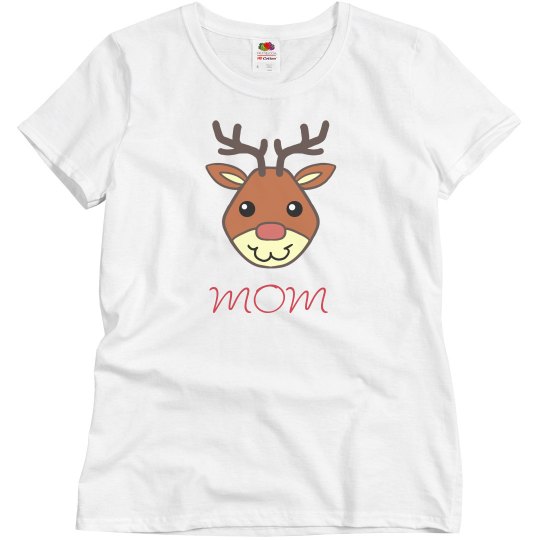 MOM REINDEER TEE