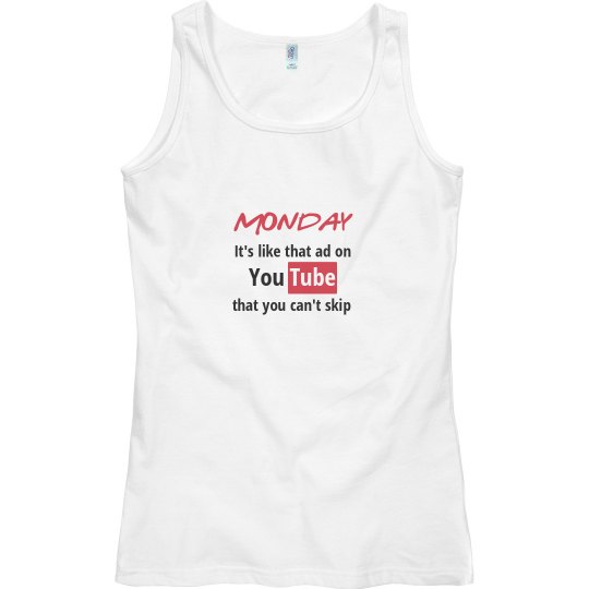 Monday Woman's Tank white Monday Woman's Tank white