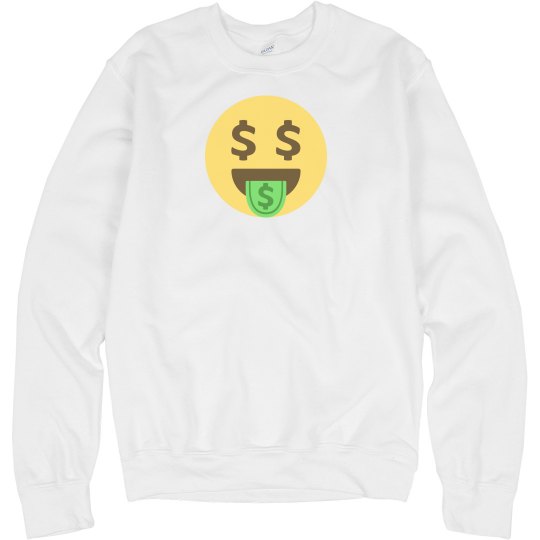 Money Mouth Face Unisex Sweatshirt 