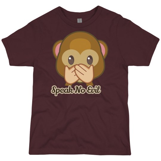 Monkey Here No Evil 3 of 3 Monkey Here No Evil 3 of 3