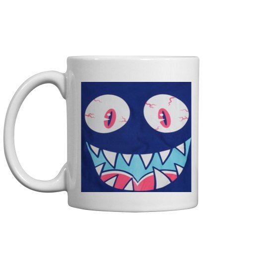 Monster Face Coffee Cup