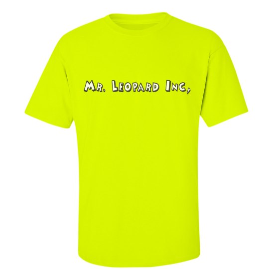 MR. LEOPARD INC, LOGO NEON TEE
