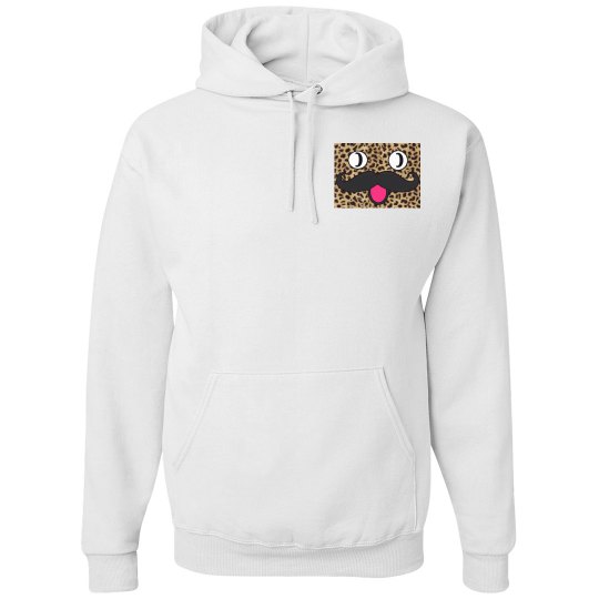 Mr leopard red canvas pullover sweatshirt unisex 