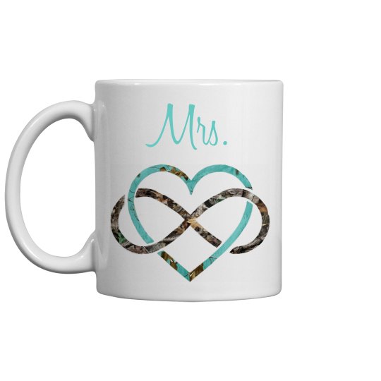 Mrs. Infinity Love Real Tree Coffee Mug